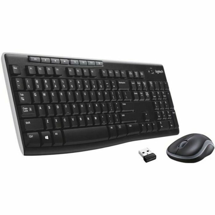 Teclado y Ratón Inalámbrico Logitech MK270 Negro Francés AZERTY 5