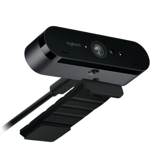 Webcam Logitech BRIO 4K Ultra HD RightLight 3 HDR Zoom 5x Streaming Infrarrojos Negro 12