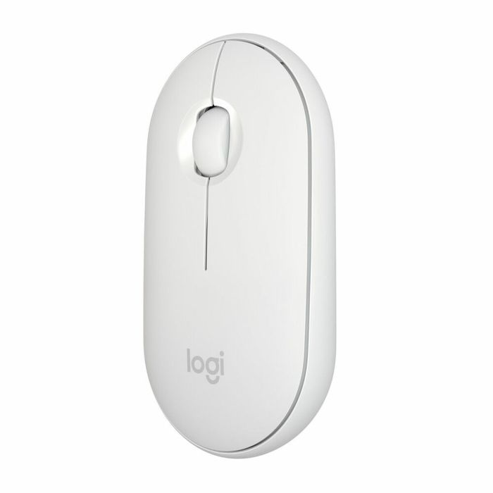 Ratón Inalámbrico Óptico Logitech Pebble M350 Blanco 2