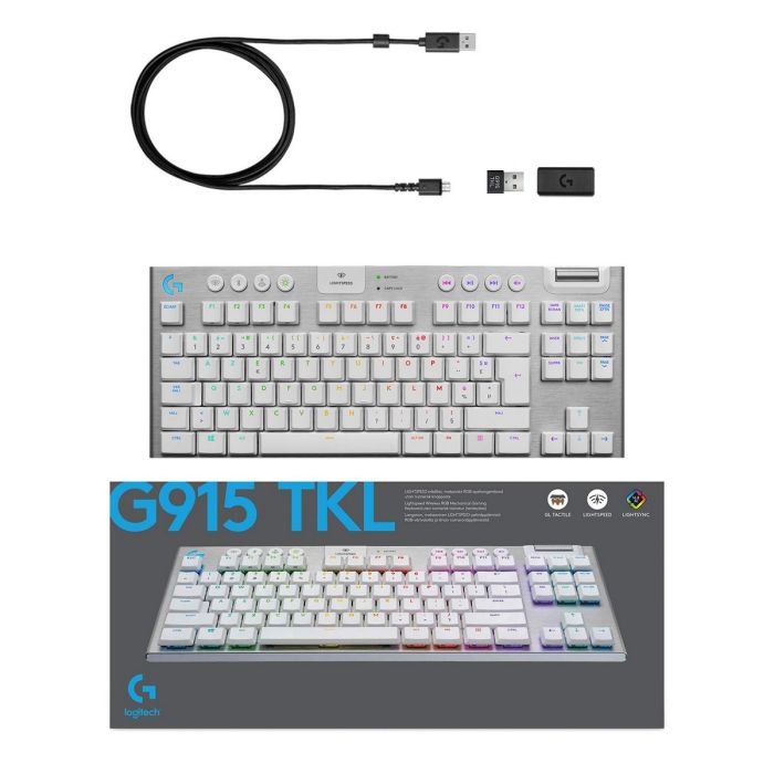 Teclado Bluetooth con Soporte para Tablet Logitech G915 TKL 2