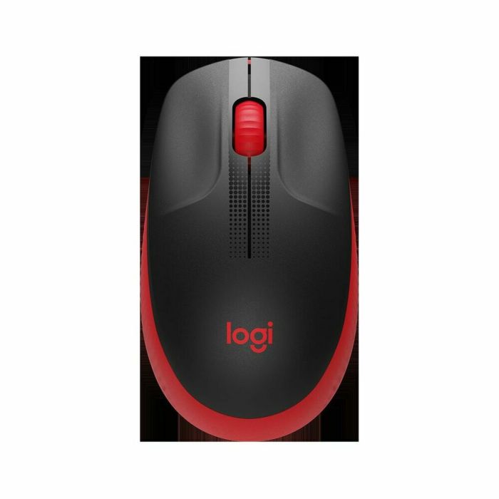 Logitech Ratón M190 Inalámbrico 1000Ppp Ambidiestro 3 Botones Rojo