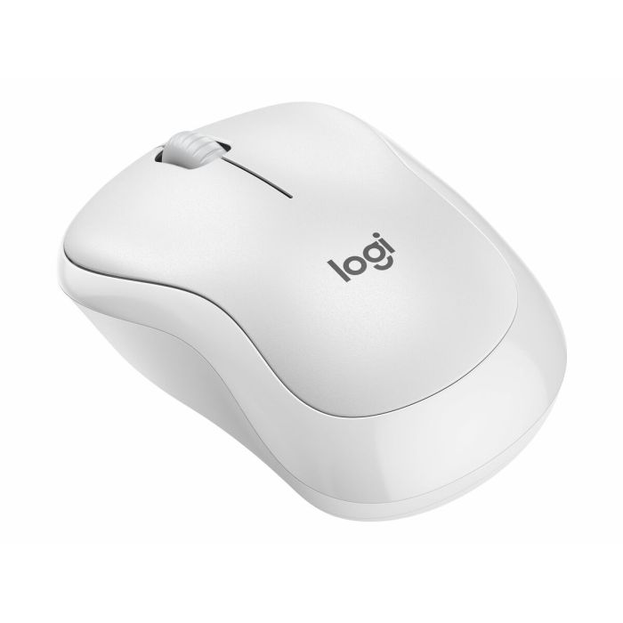 Logitech M240 Mouse Bluetooth, inalámbrico, compacto, portátil, seguimiento de fluido - blanco