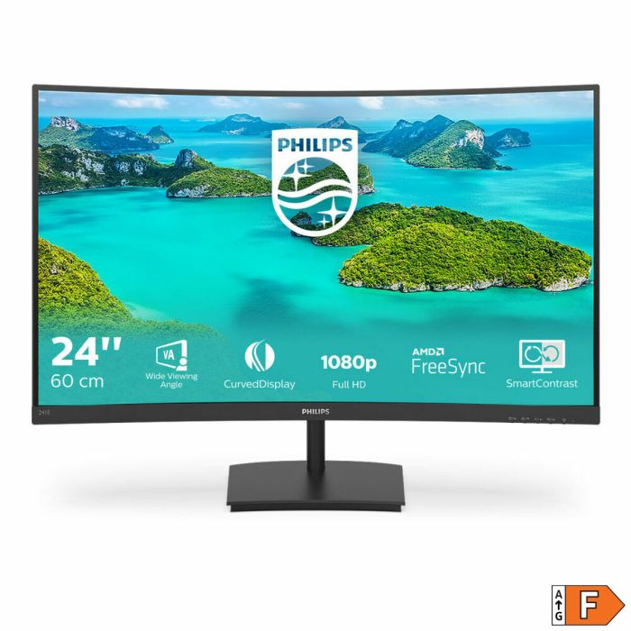 Monitor Philips 241E1SCA/00 FHD LCD 23,6" LED VA LCD Flicker free 50-60  Hz 4