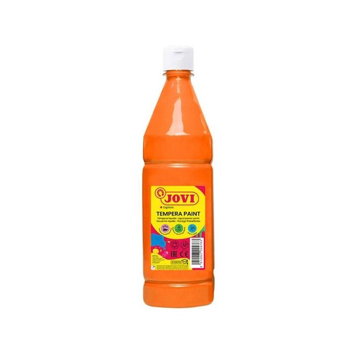 Jovi témpera líquida paint botella 1000 ml naranja