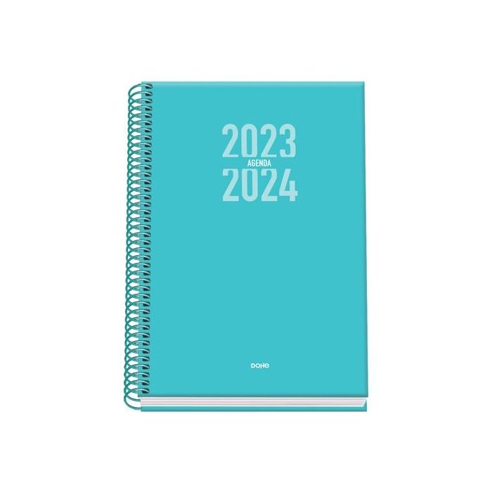 Dohe agenda escolar sigma a5 espiral sv cartón forrado turquesa 2023-2024 Dohe agenda escolar sigma a5 espiral sv cartón forrado turquesa 2023-2024
