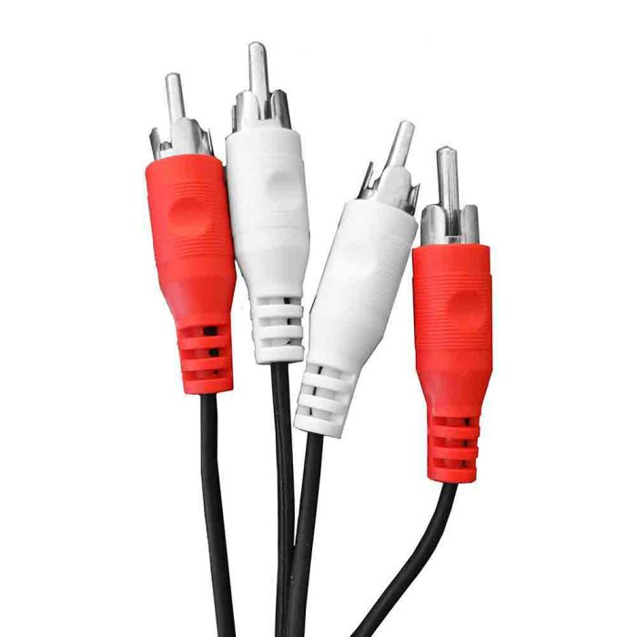 Cables 2 rca macho-2 rca macho 2,5m edm Cables 2 rca macho-2 rca macho 2,5m edm