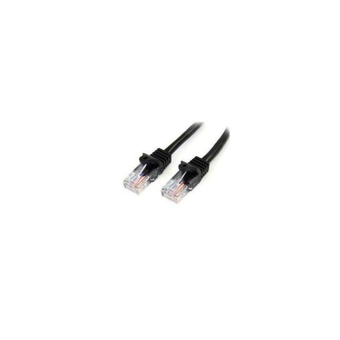 Cable de Red Rígido UTP Categoría 6 Startech 45PAT2MBK 2 m Negro