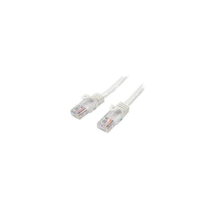 Cable de Red Rígido UTP Categoría 6 Startech 45PAT5MWH 5 m 1