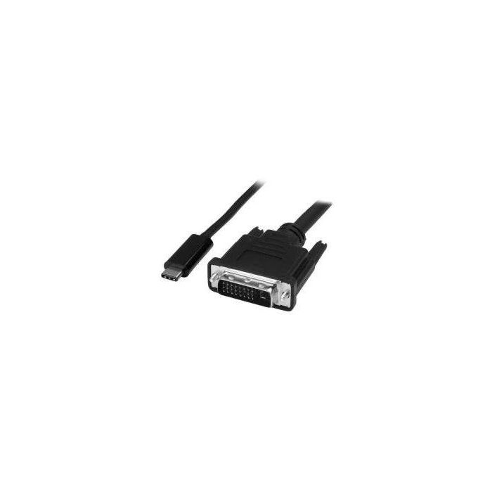 Adaptador USB C a DVI Startech CDP2DVIMM2MB Negro 1