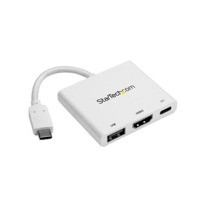 Adaptador USB-C Startech CDP2HDUACPW Blanco 4K Ultra HD