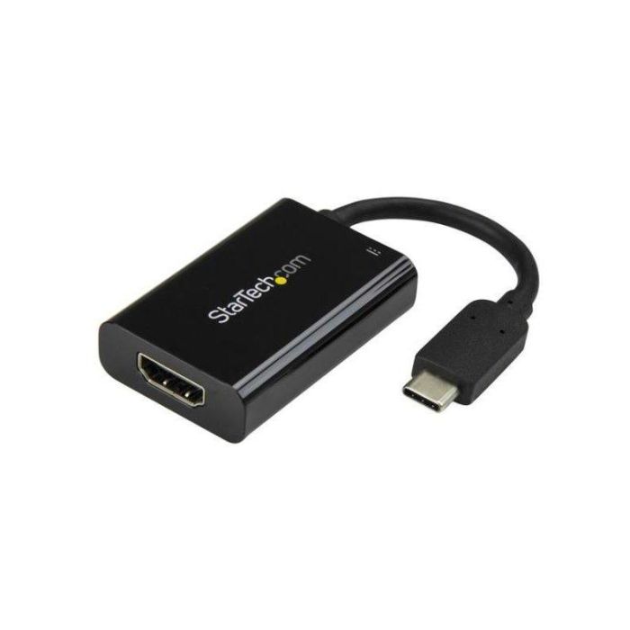 Adaptador USB C a HDMI Startech CDP2HDUCP Negro 4K Ultra HD