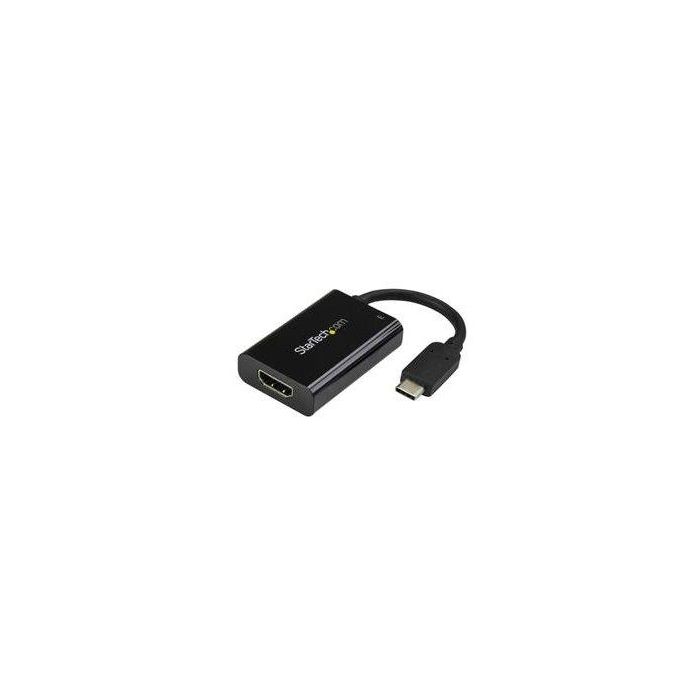 Adaptador USB C a HDMI Startech CDP2HDUCP Negro 4K Ultra HD 1