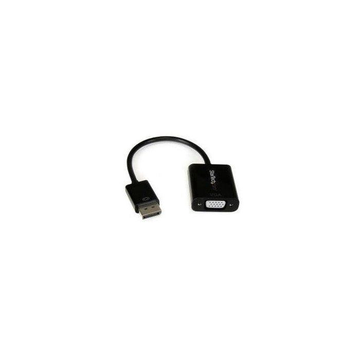 Adaptador DisplayPort a VGA Startech DP2VGA3 Negro