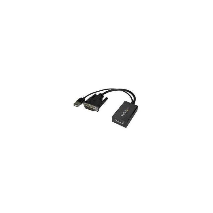 Adaptador DisplayPort a DVI Startech DVI2DP2 Negro 1