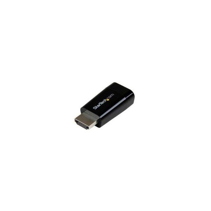 Adaptador HDMI Startech HD2VGAMICRO Negro