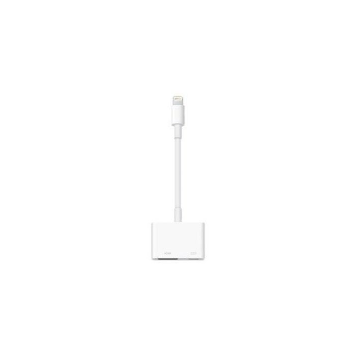 Adaptador Apple MD826ZM/A de conector Lightning a HDMI/ USB/ para iPad Retina/ iPad mini/ iPhone 5/ iPod touch 5ªGen