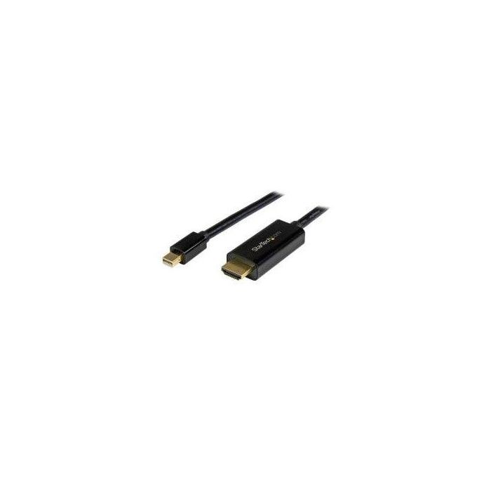 Cable DisplayPort Startech MDP2HDMM1MB 4K Ultra HD Negro 1 m