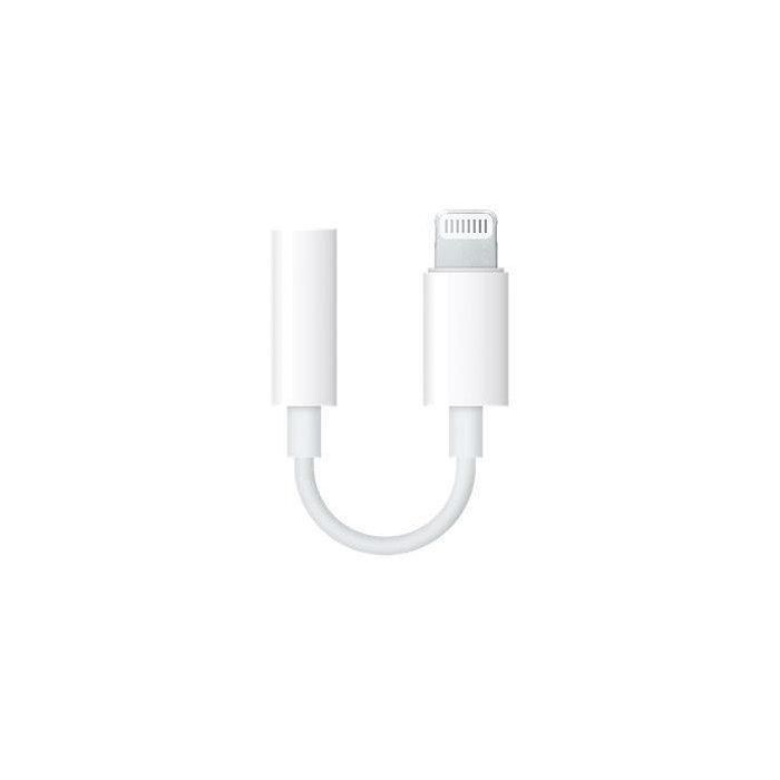 Adaptador Apple MMX62ZM/A de conector Lightning a Toma para Auriculares 3.5mm