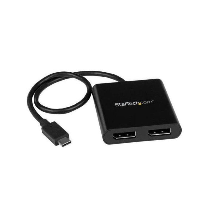 Adaptador USB C a DisplayPort Startech MSTCDP122DP Negro