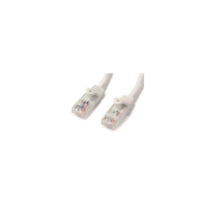 Cables Fibra - Ethernet - Telef. Startech Cable 2M Blanco Cat6 Snagless