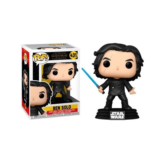 Funko Pop Star Wars Episodio 9 Ben Solo Con Sable Laser Azul Nº 431 -Caja Original-