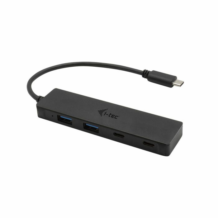 Hub USB i-Tec C31HUBMETAL2A2C Negro
