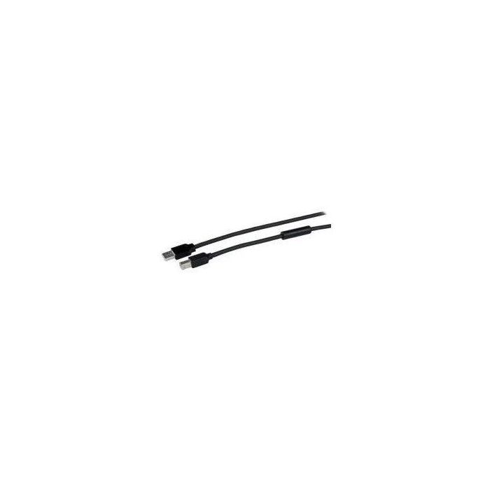 Cable USB Startech USB2HAB50AC Negro Aluminio