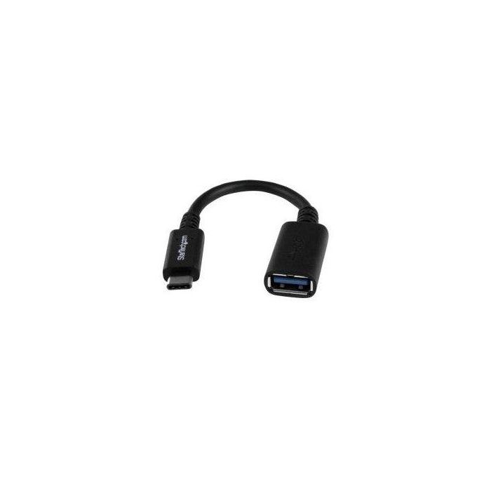 Cable USB A a USB C Startech USB31CAADP Negro