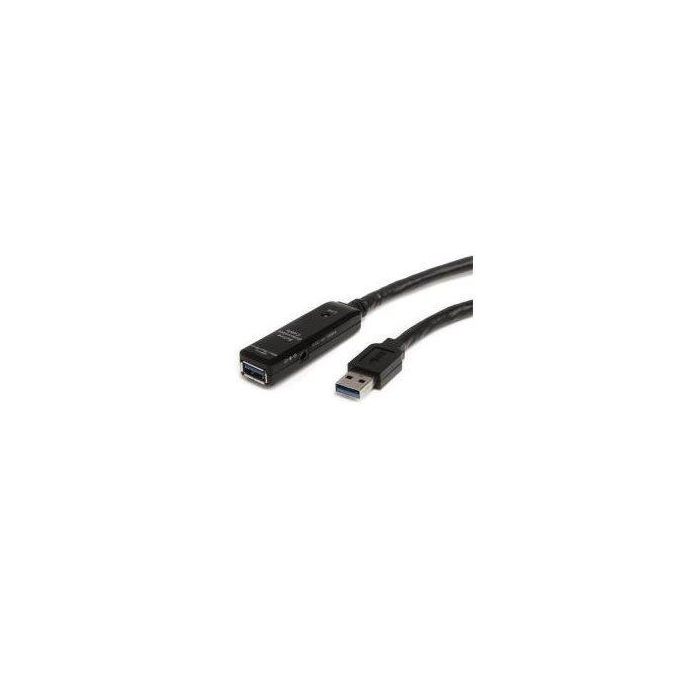 Cable USB Startech USB3AAEXT10M USB A Negro