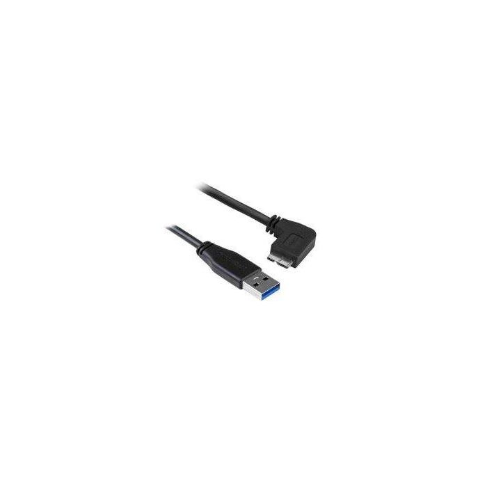 Adaptadores Startech Cable 0 5M Microusb 3 Acodado 1