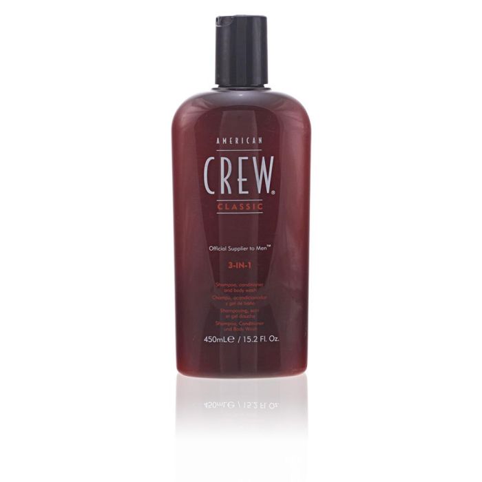 CREW 3 IN 1 shampoo, conditioner and body wash