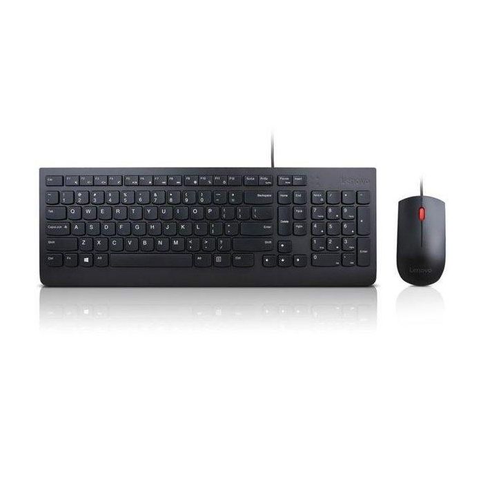 Teclado y Ratón Lenovo 4X30L79915 Negro Qwerty Español