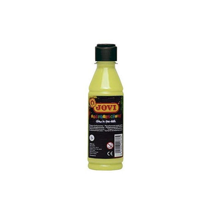 Jovi Témpera fosforescente botella de 250 ml amarillo