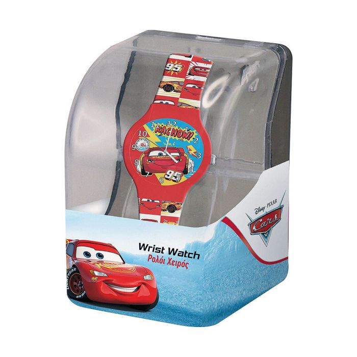 Reloj Infantil Cartoon CARS - PLASTIC BOX (Ø 32 mm)
