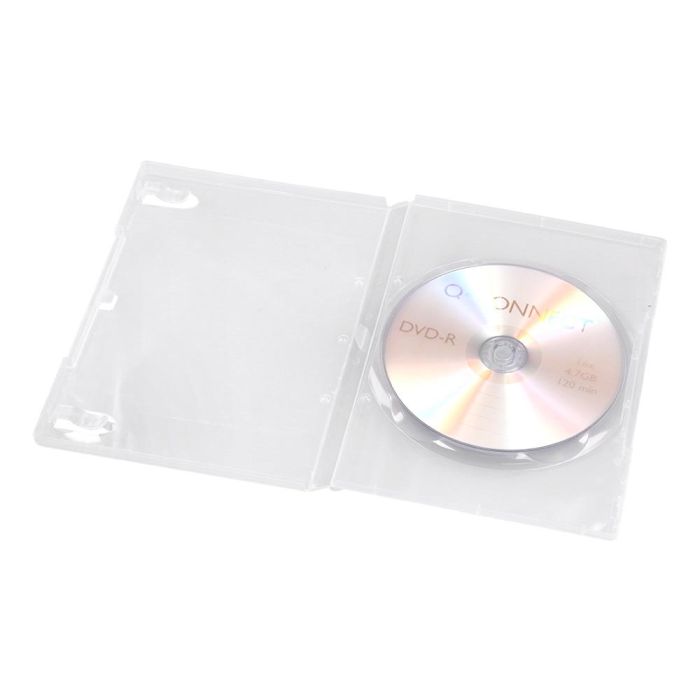 Caja Dvd Q-Connect Transparente Pack De 5 Unidades 3