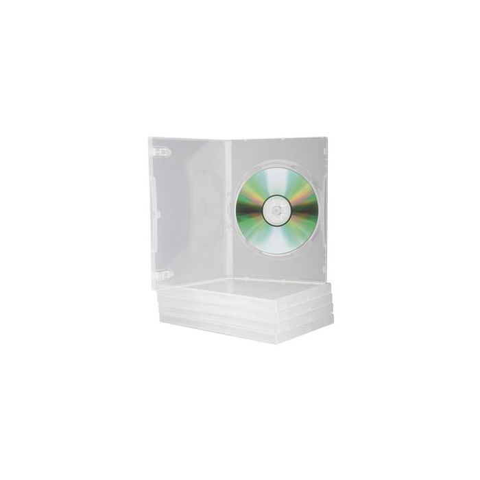 Caja Dvd Q-Connect Transparente Pack De 5 Unidades