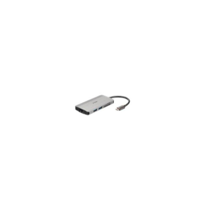 Hub USB C D-Link DUB-M810 Plateado 1