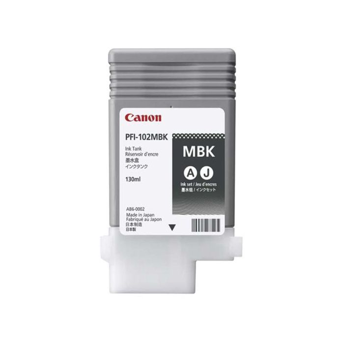 Ink-Jet Canon Pfi-102Mbk Ink Tank Negro Mate 1