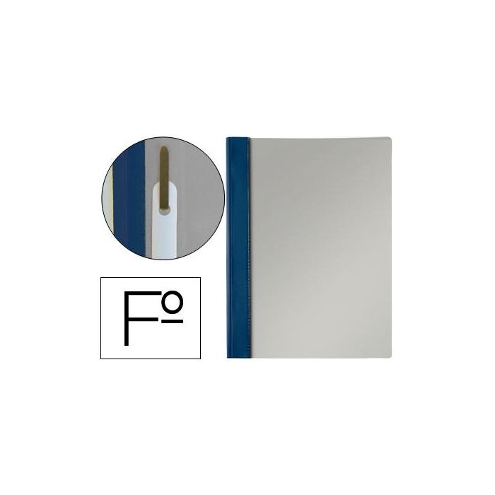 Carpeta Dossier Fastener Pvc Esselte Folio Azul Marino 50 unidades