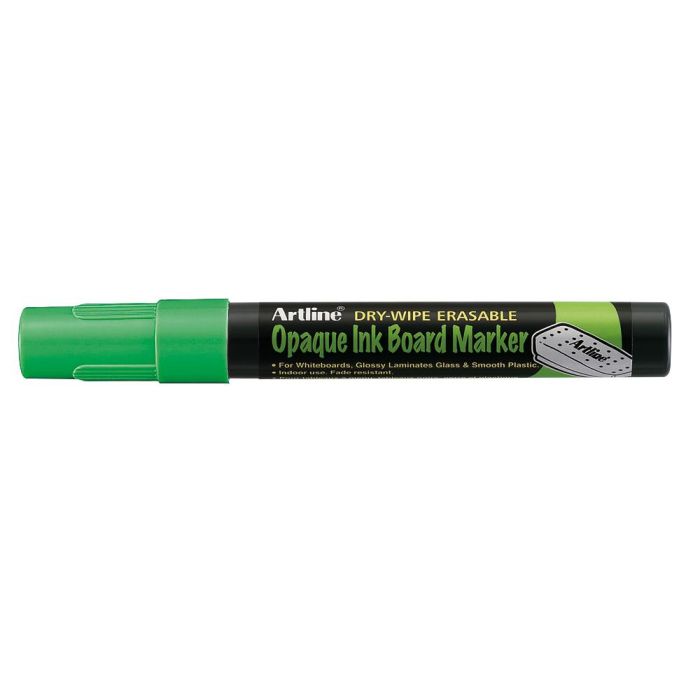 Rotulador Artline Pizarra Verde Negra Epw-4 Ve-Gr Color Verde Fluorescente Bolsa De 4 Unidades 1