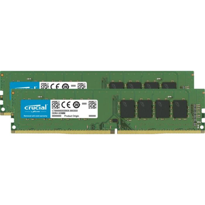 Crucial Memoria RAM DDR4 32GB (2x16GB) 3200MHz PC4-25600 CL22 Kit DIMM Rendimiento Superior para Gaming y Tareas Exigentes