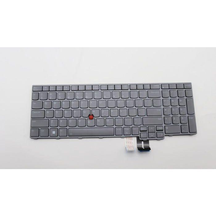 Lenovo Teclado retroiluminado original ThinkPad P16 Gen1 y Gen2, distribución inglés europeo, diseño ligero 0.5kg, duradero.