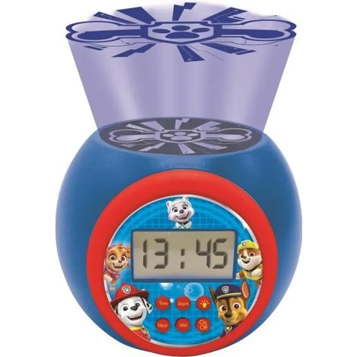 Lexibook Reloj Despertador Patrulla Canina Paw Patrol con Proyección Azul Pantalla LCD Temporizador. 0 Lexibook Reloj Despertador Patrulla Canina Paw Patrol con Proyección Azul Pantalla LCD Temporizador. 0