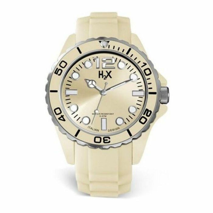 Reloj Unisex Haurex SC382UC1 Crema (Ø 42 mm)