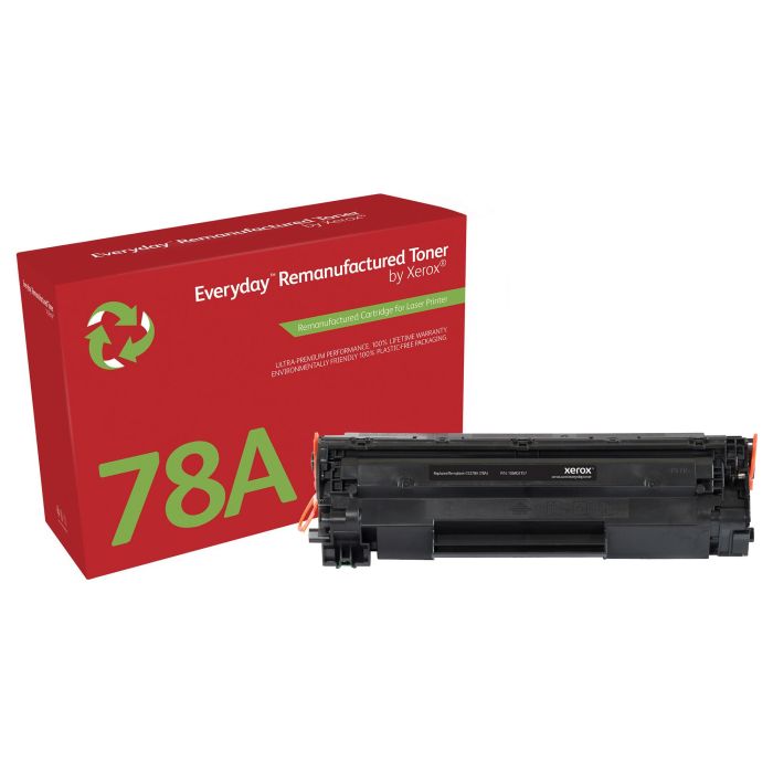 Xerox 106R02157 Cartucho de Tóner Remanufacturado Negro Everyday, Compatible con HP LaserJet 78A (CE278A) - Alternativa Sostenible y Económica Xerox 106R02157 Cartucho de Tóner Remanufacturado Negro Everyday, Compatible con HP LaserJet 78A (CE278A) - Alternativa Sostenible y Económica
