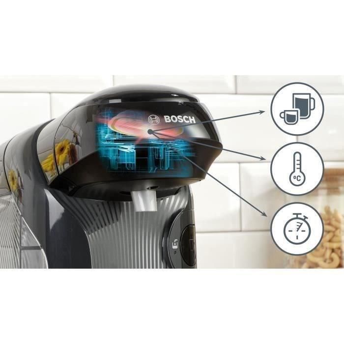 Cafetera multibebidas - BOSCH - TASSIMO T11 Style - TAS1102 - 40 bebidas - 0,7 L - 1400 W - Negra 3