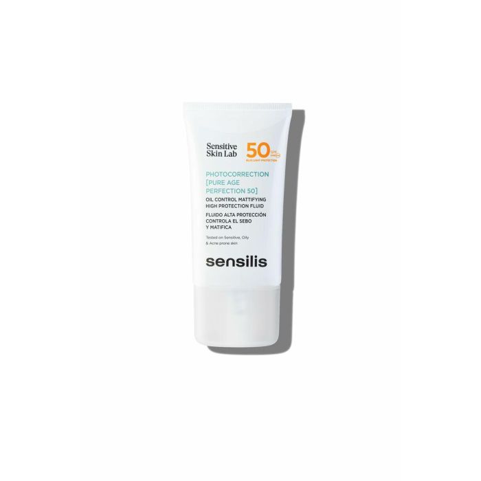 Sensilis Photocorrection Pure Age Perfection 50 Fluido Alta Protección Controla El Sebo Y Matifica Sensilis Photocorrection Pure Age Perfection 50 Fluido Alta Protección Controla El Sebo Y Matifica