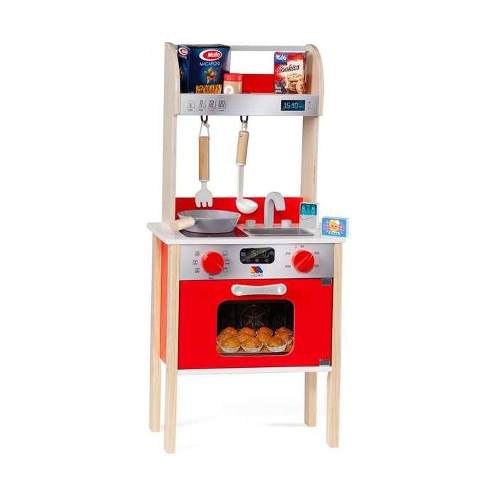 Molto Mi Primera Cocina de Madera Infantil con 10 Accesorios y Utensilios de Cocina 73x23,5x34 cm para Niños Pequeños desde 1 Año 0 Molto Mi Primera Cocina de Madera Infantil con 10 Accesorios y Utensilios de Cocina 73x23,5x34 cm para Niños Pequeños desde 1 Año 0