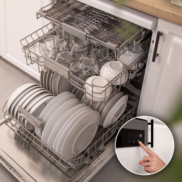 Cecotec Lavavajillas Bolero Aguazero 6500 C 15 servicios 6 programas Blanco C 8