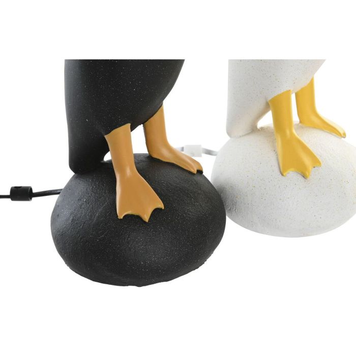 Lámpara de mesa Home ESPRIT Amarillo Blanco Negro 25 W 220 V (2 Unidades) 2 Lámpara de mesa Home ESPRIT Amarillo Blanco Negro 25 W 220 V (2 Unidades) 2